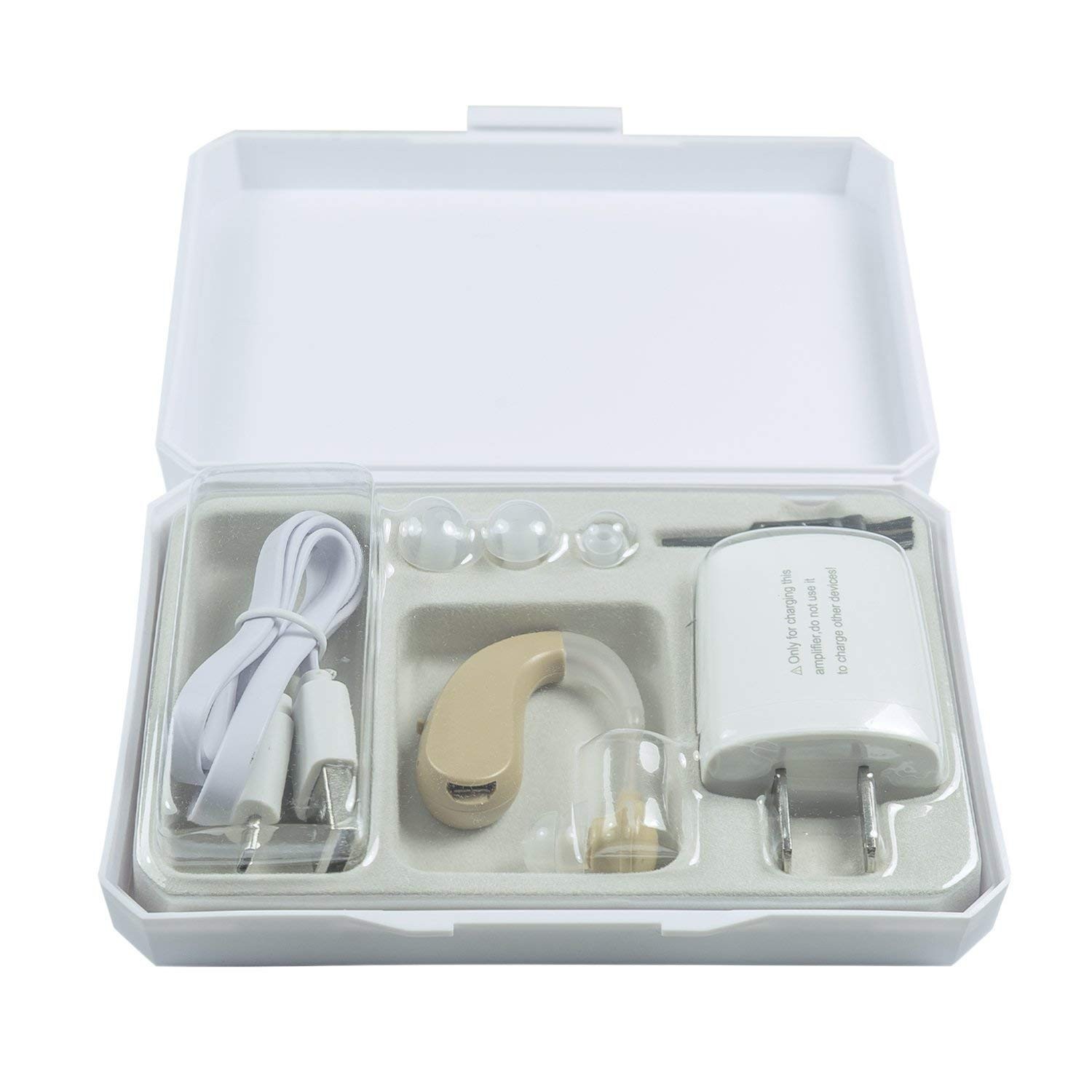 One Clearon Rechargeable Digital Invisible Hearing Aids Sound Voice Amplifier