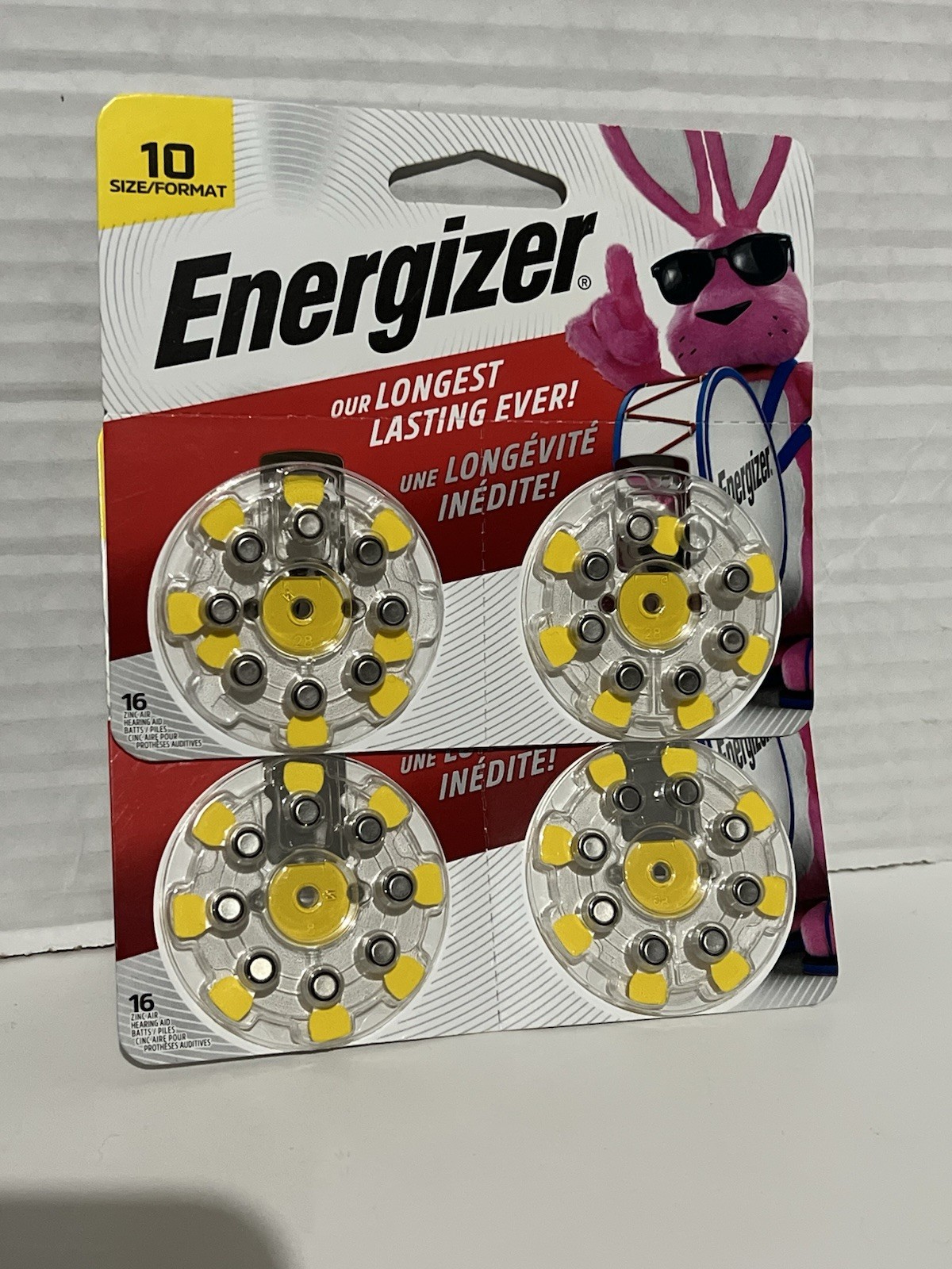 Energizer, 32 Hearing Aid Batteries (AZ10DP-16, 1.45 Zinc Air) – Size 10 9/27 EX