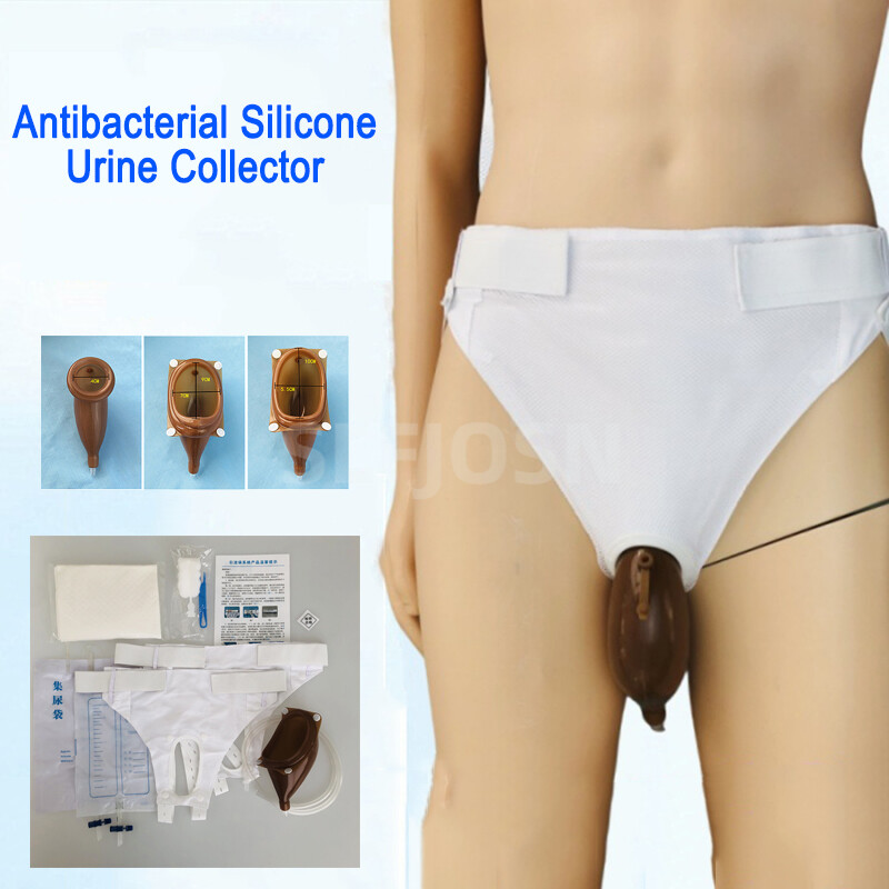 New Urine Bag Collector Antibacterial Portable Wearable Urinal Elastic Waistband