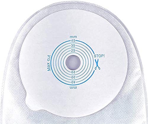 Urostomy Bag, Medicals Drainable Pouch Ostomy Stoma Bags One Piece System Cut-to