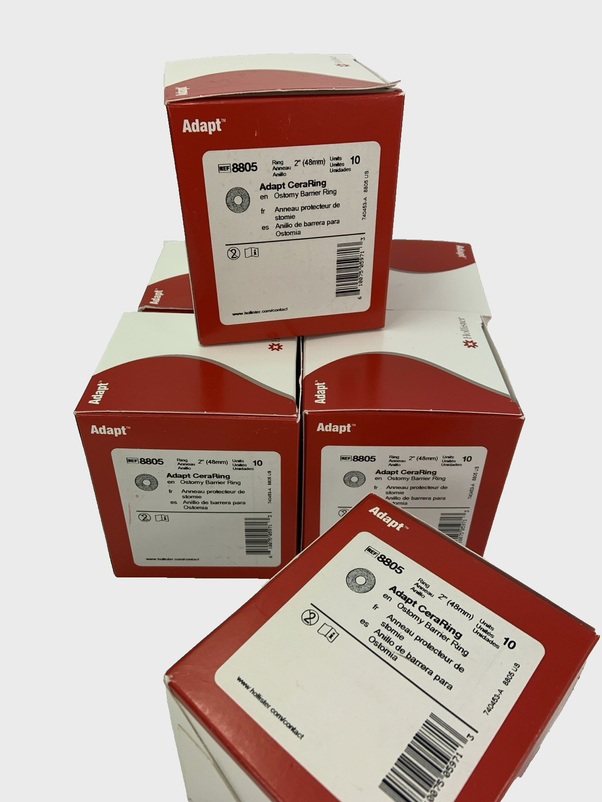 6 PACK ~ Hollister 8805 Adapt CeraRing (60) Barrier Rings Exp 2026-2030*