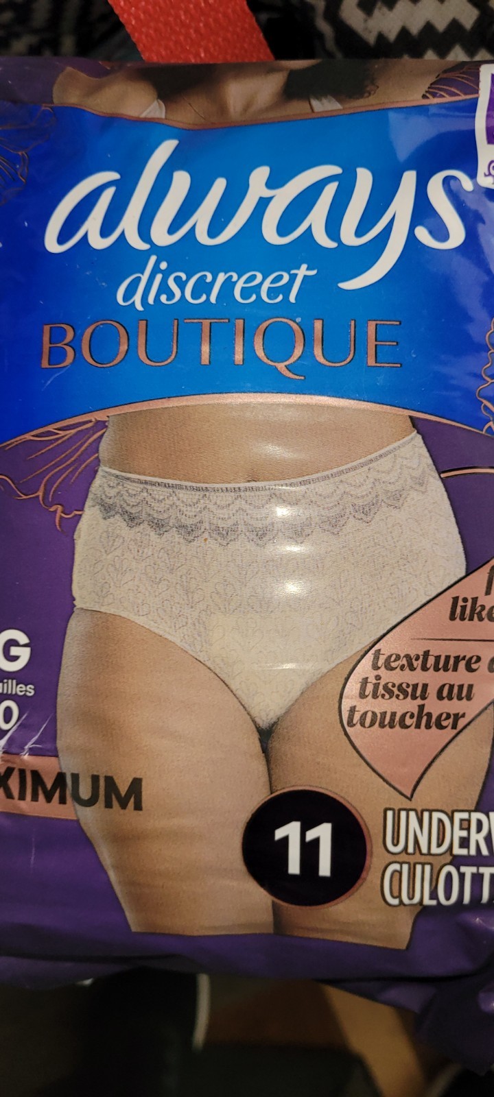 Always Discreet Adult Incontinence Underwear for Woman Large – L – (2) 11ct Pack