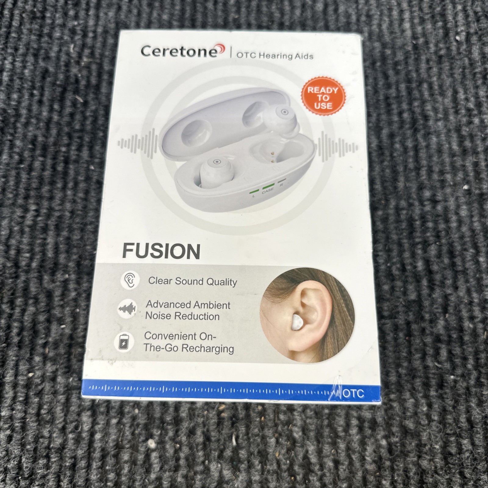 Ceretone Fusion OTC Hearing Aids (CE-A61AT) – Used