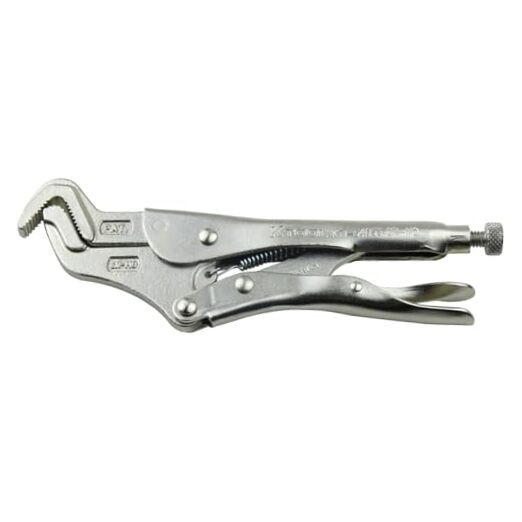 54053 Parrot Nose Adjustable Pliers, Non Slip Three Side Jaw Grip, Chrome
