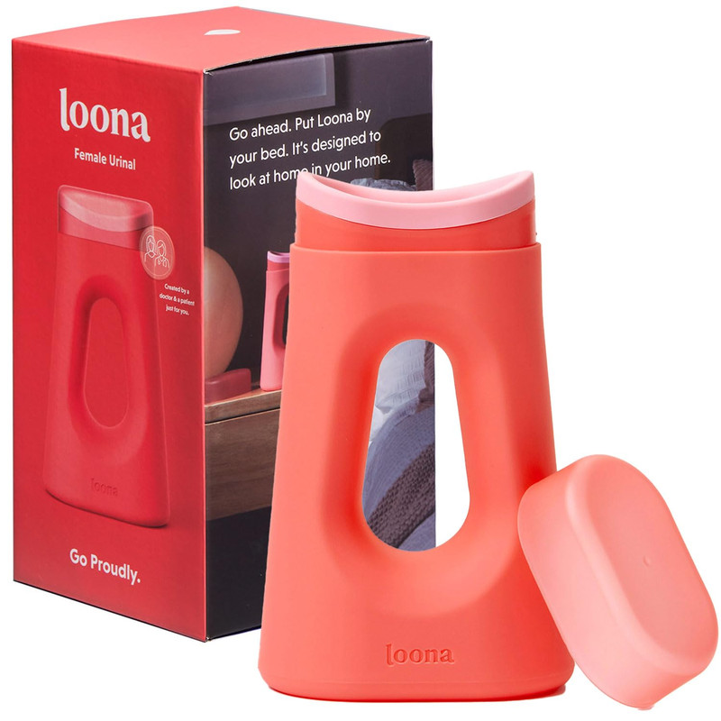 Boom Home Medical Loona Premium Female Urinal – Quiet No Splash Design For