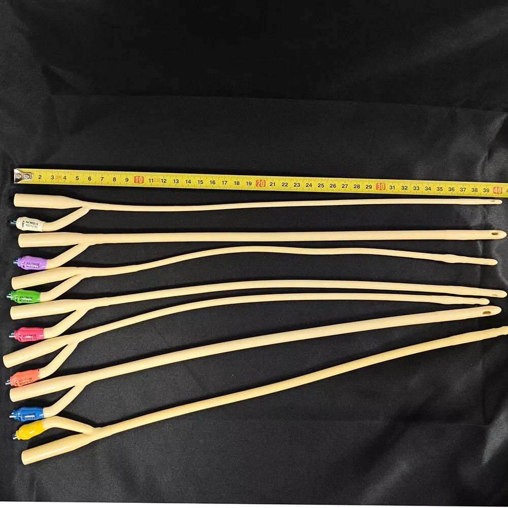 2-Way Urethral Foley Catheters, Sterile High quality, Pliable, Silicone- Coated