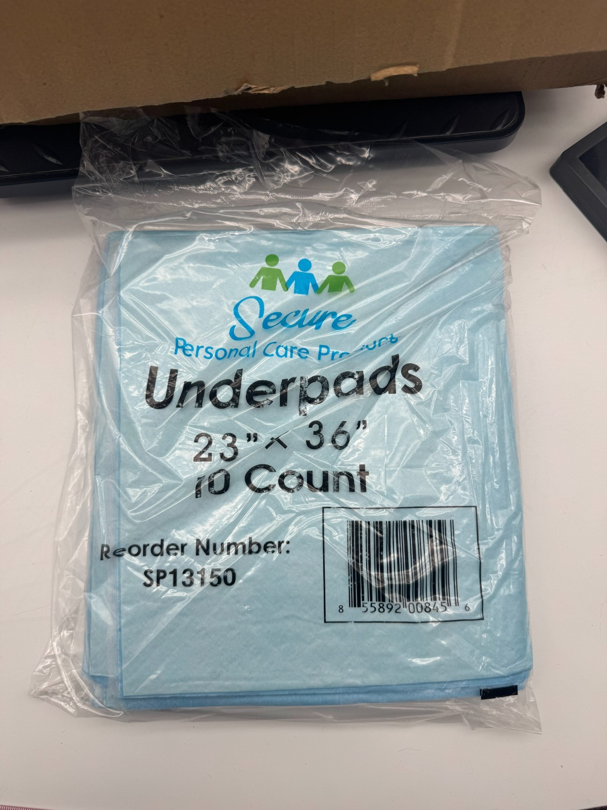 Secure Personal Care Products Underpads Blue 23×36 100 Pads SP13040 NEW