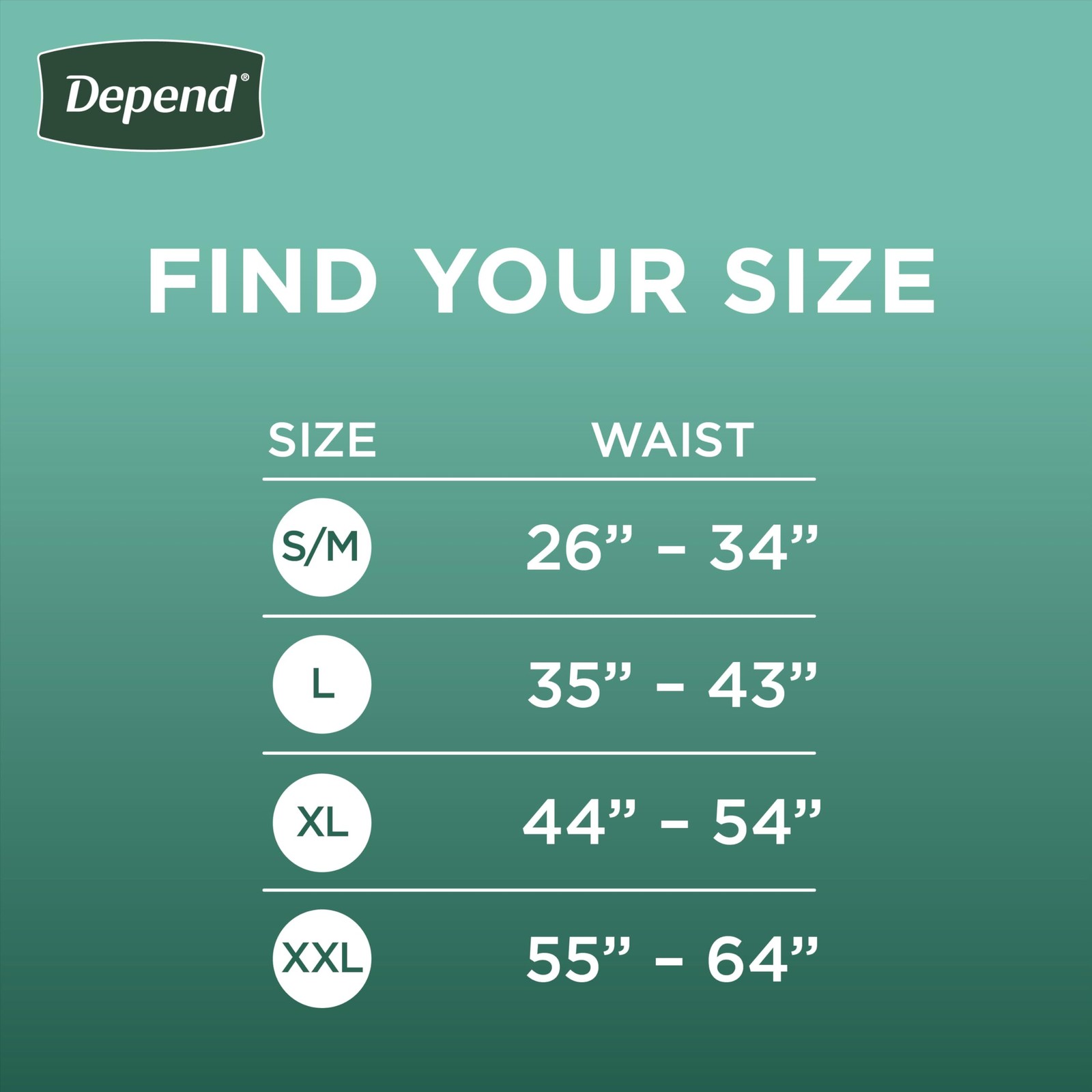 Maximum Protection Disposable Adult Diapers for Men, Small/Medium, 32 Count