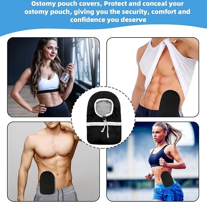 Ostomy Bag Covers, Ostomy Belt for Men & Women, Liner Waterproof Colostomy Bag C