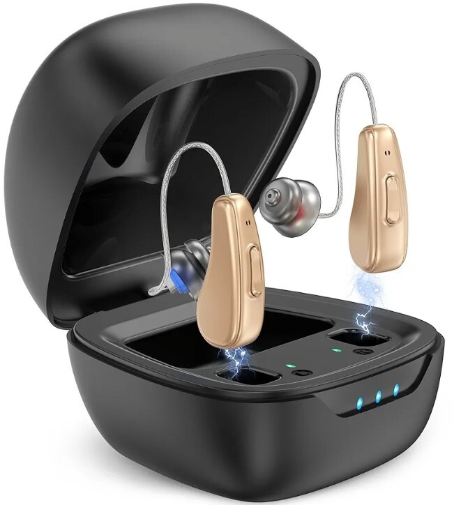 Hearing Aids for Seniors Rechargeable with Noise Cancelling, Hearing…