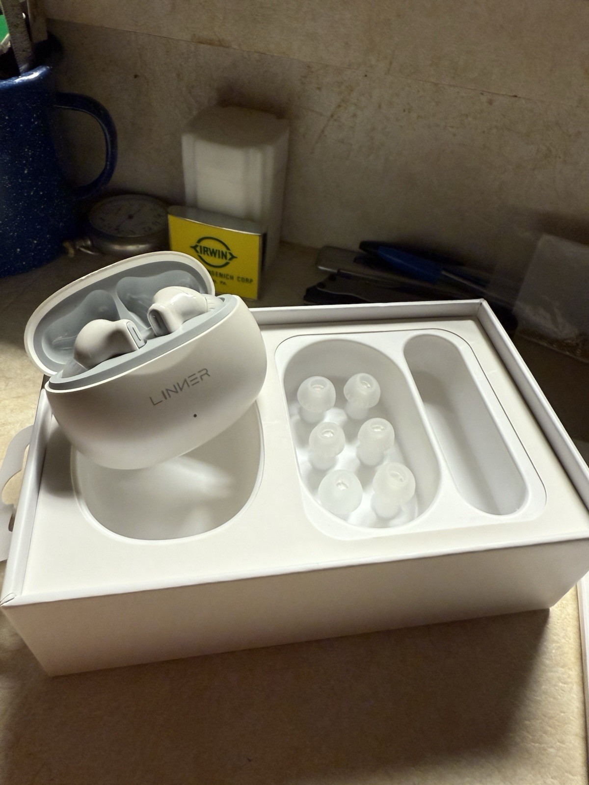 Linner Nova Lite Wireless Noise Cancelling Bluetooth Hearing Aids Read descripti
