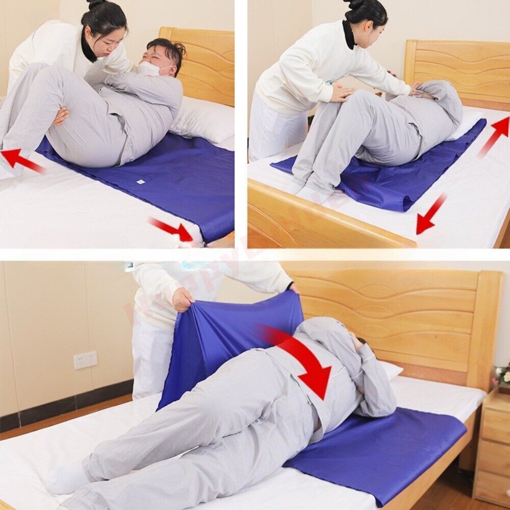 Upgrade Patient Transfer Sheet Reusable Slide Sheet Care Pad Bedridden Elderly