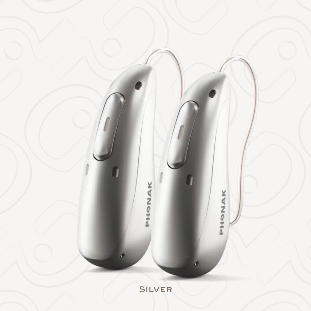 2 New Phonak Audeo Infinio I30 Ultra- Rechargeable-Silver -US Seller