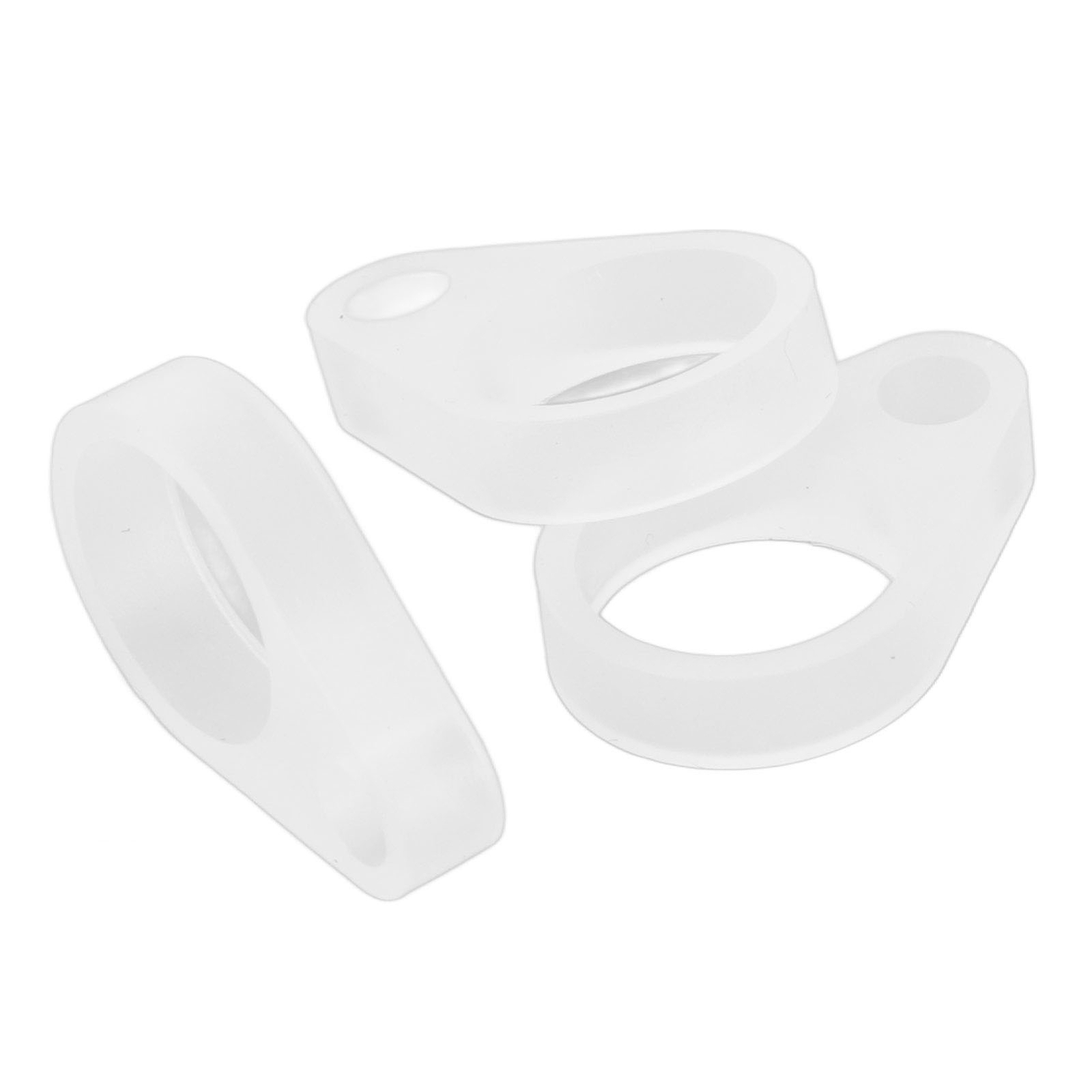 50Pcs Hearing Aid Silicone Loop Flexible Replacement Hearing Aid Clip Adaptor S