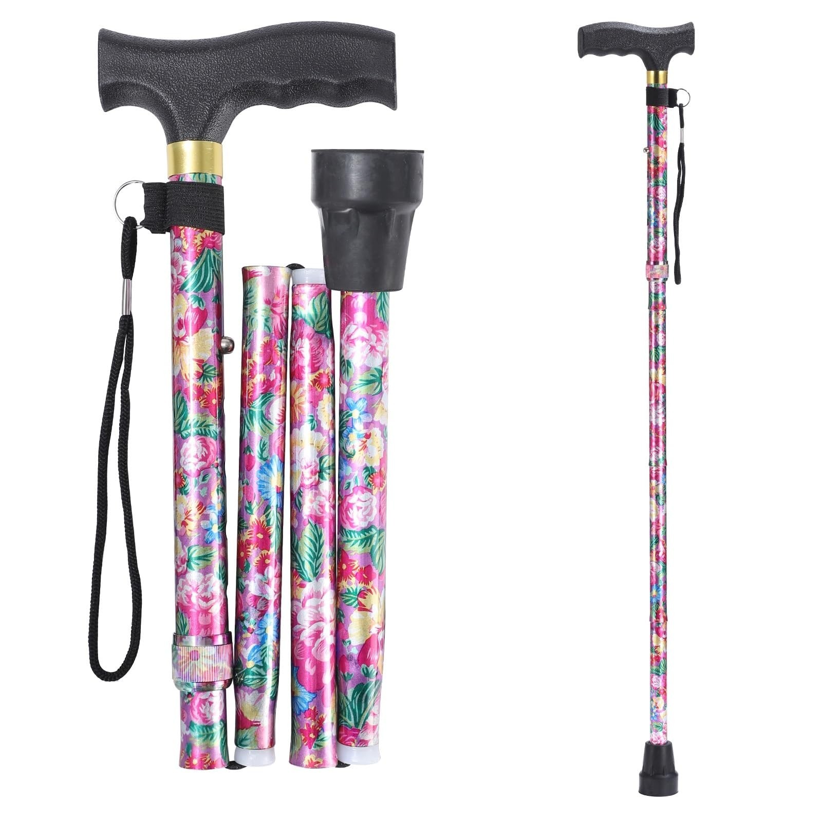 Walking Cane, Cane for Man/Woman | Mobility & Daily Living Aids | 5-Level Hei…