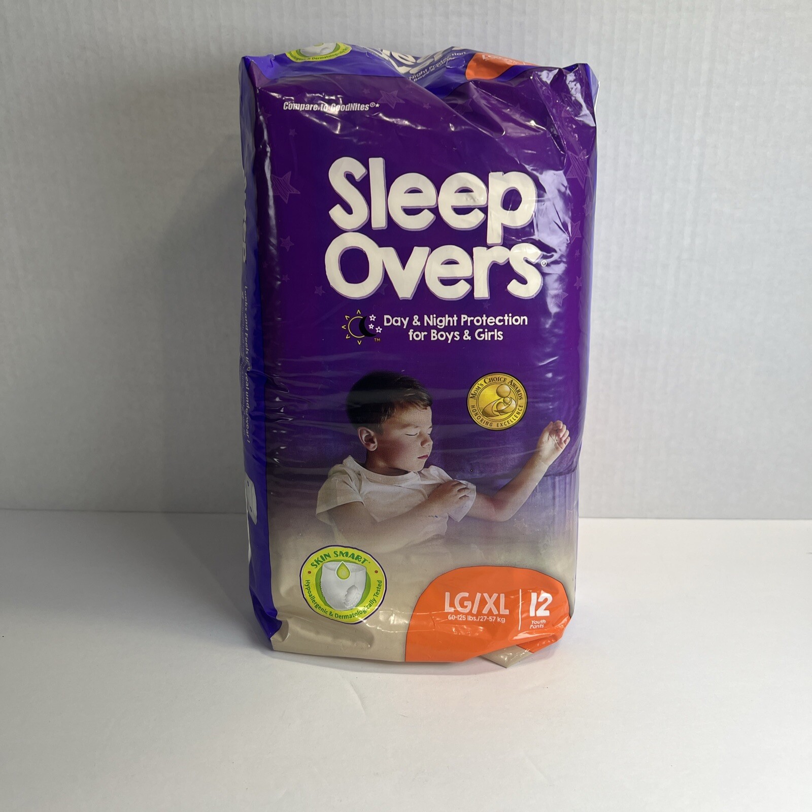 Cuties FQSLP05302 Sleep Overs Incontinence Pants, Size XL – 12 Piece