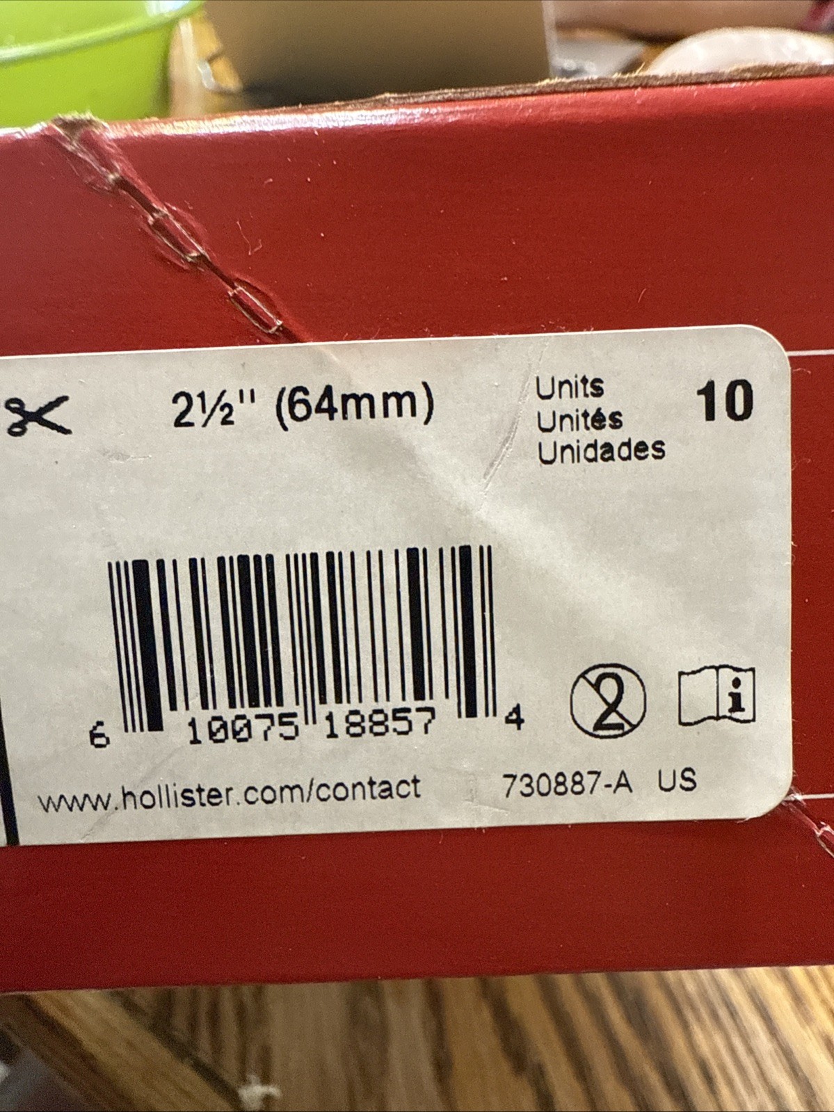 Hollister Ostomy 84690 Drainable Pouch 1BX Ten Units EXP 10/27