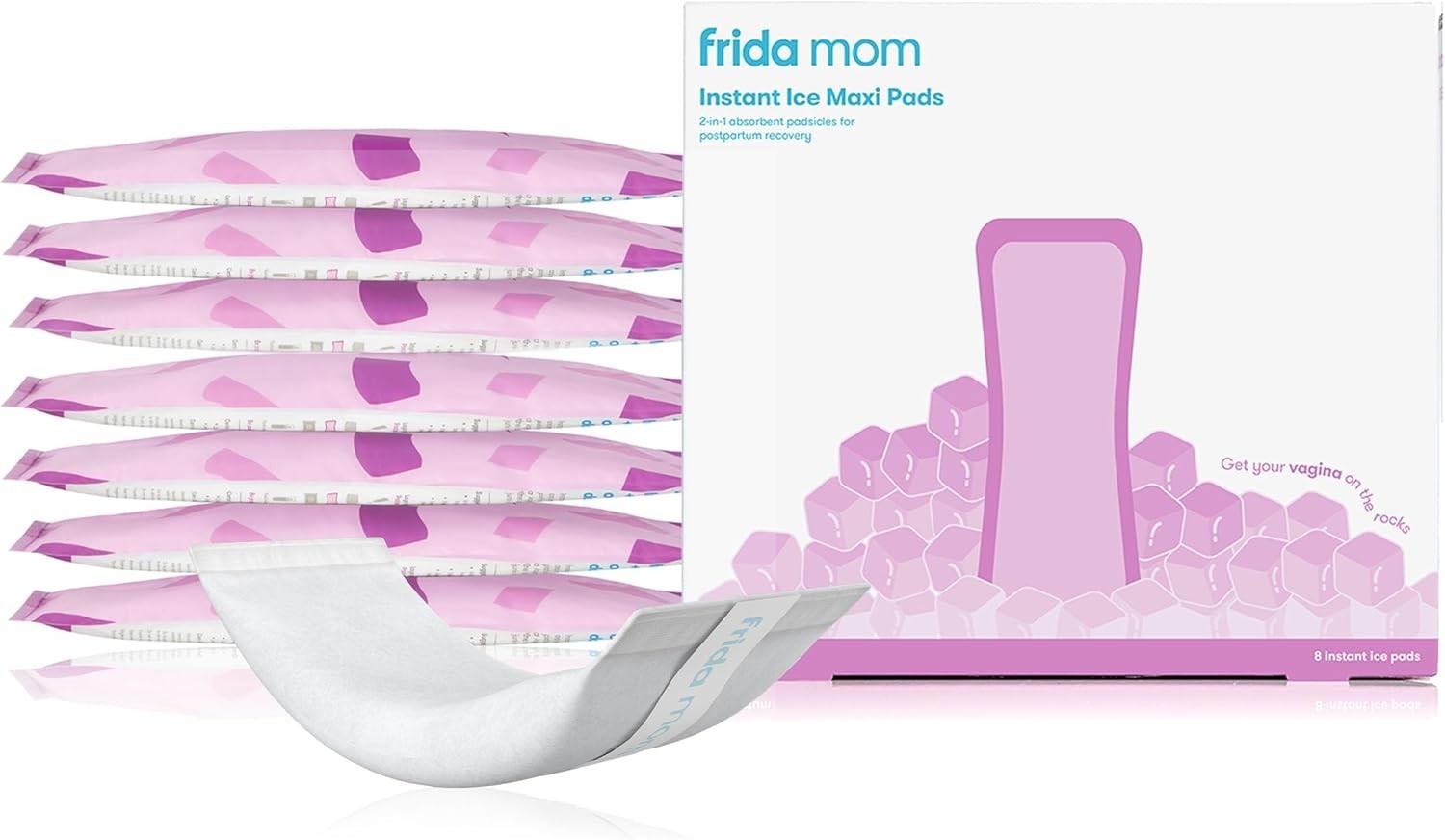 Postpartum Pads Ice Maxi Pads Absorbent Cold Therapy 8 Pack