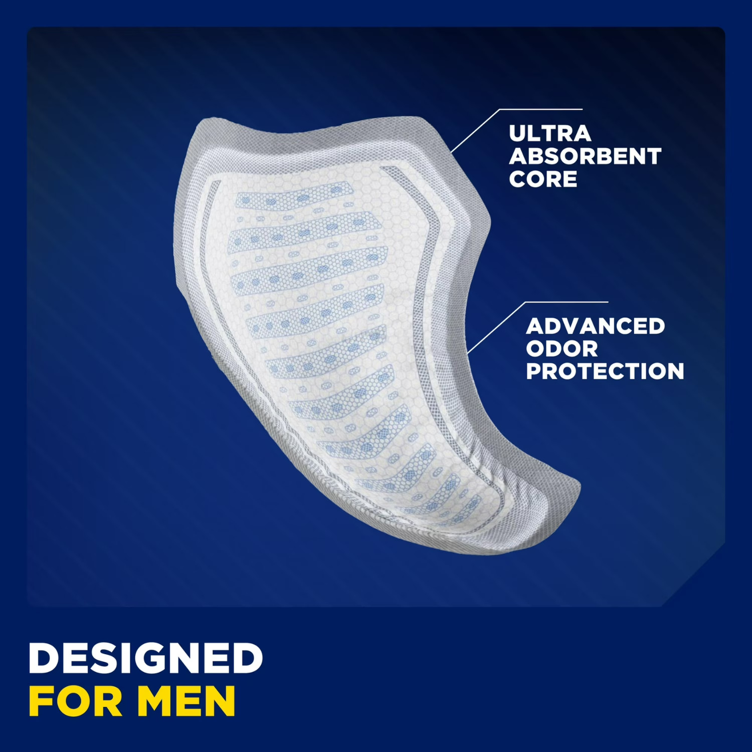 TENA Men Maximum Absorbency Incontinence Guards 48 Count