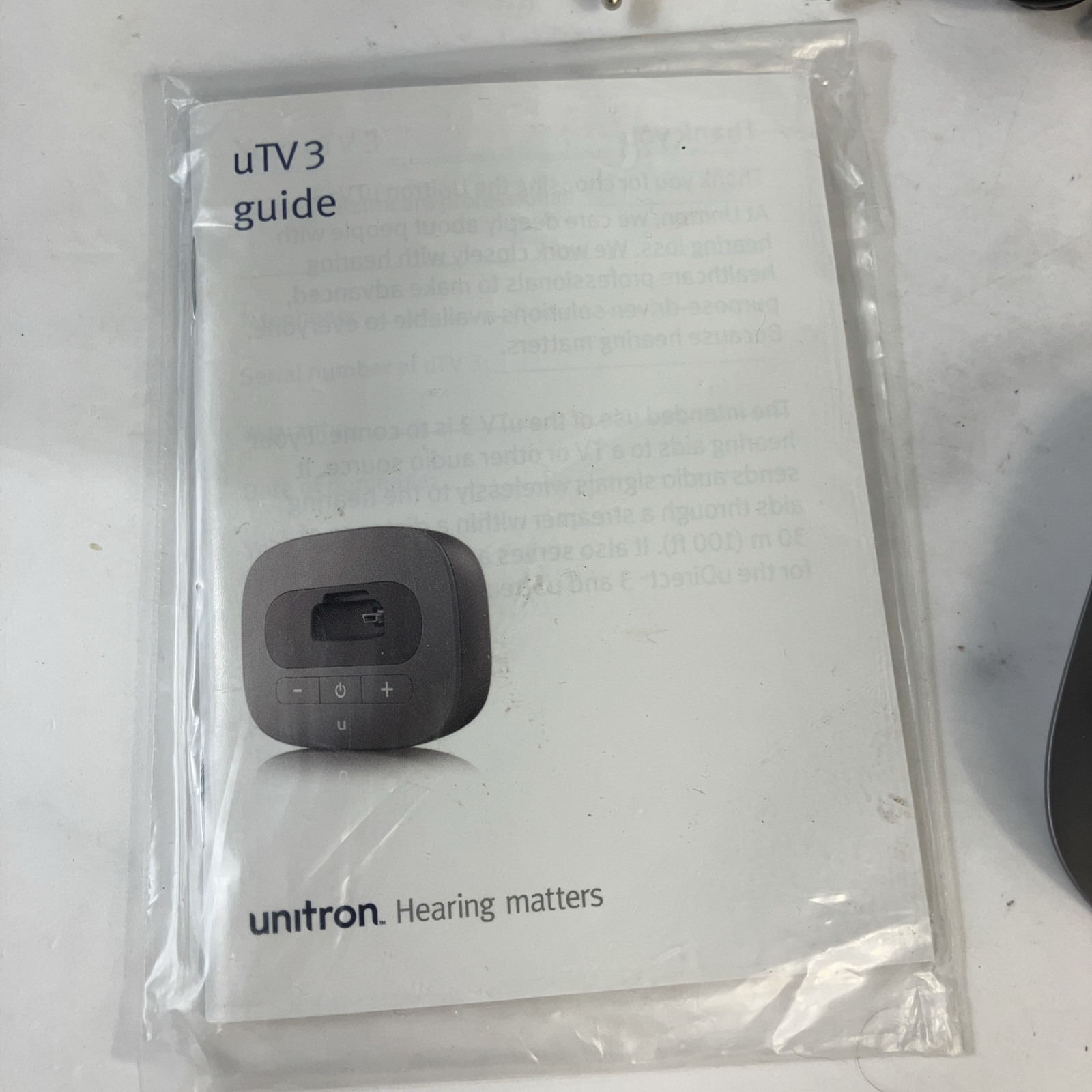Unitron uTV3 Wireless TV Transmitter Dock Charging Base Only