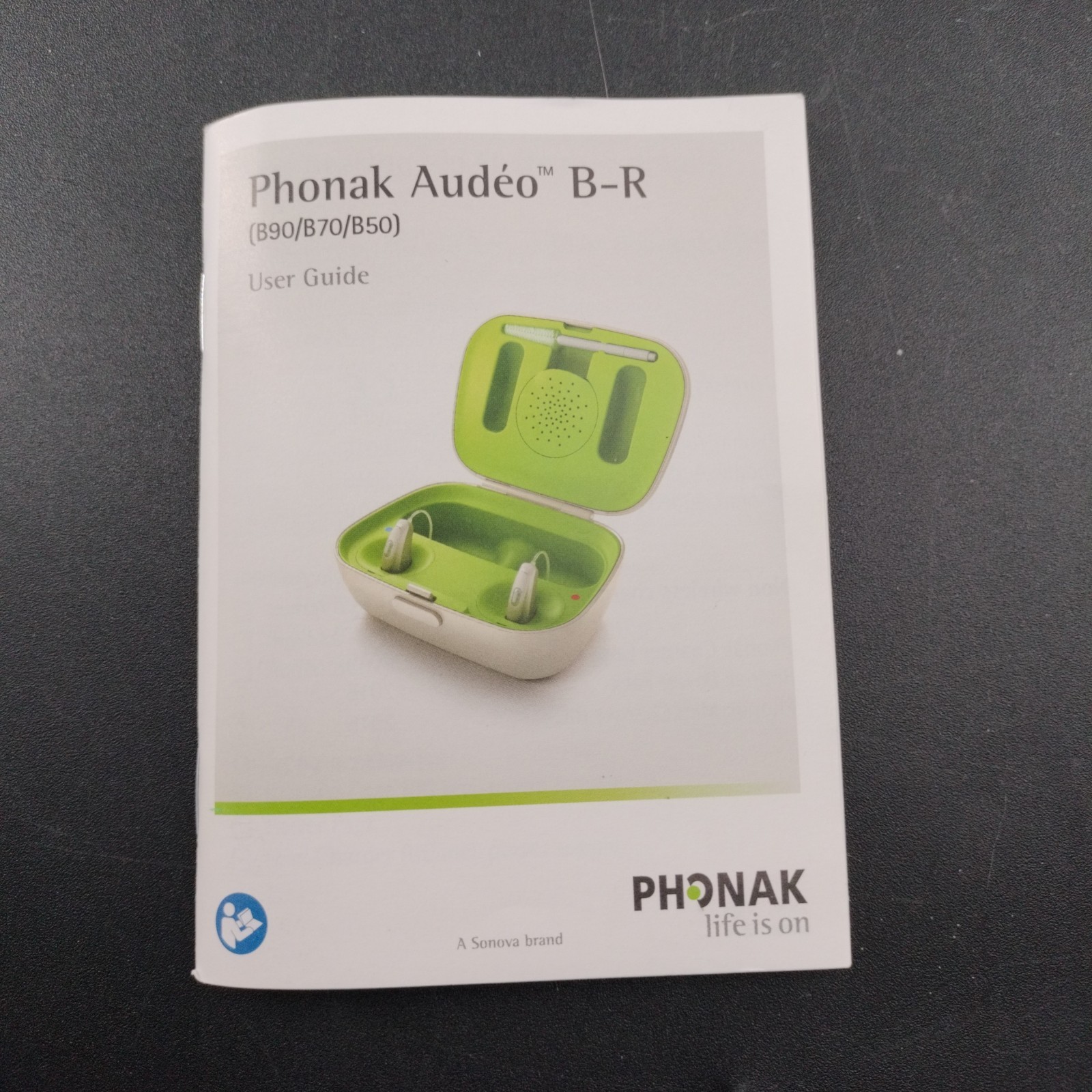 Phonak Life Charger B90/B70/B50 w/ Charge Cord, 2 Small Carry Cases, User Guide