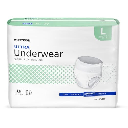 McKesson Ultra Adult Underwear Heavy Absorbency XL 72 Count