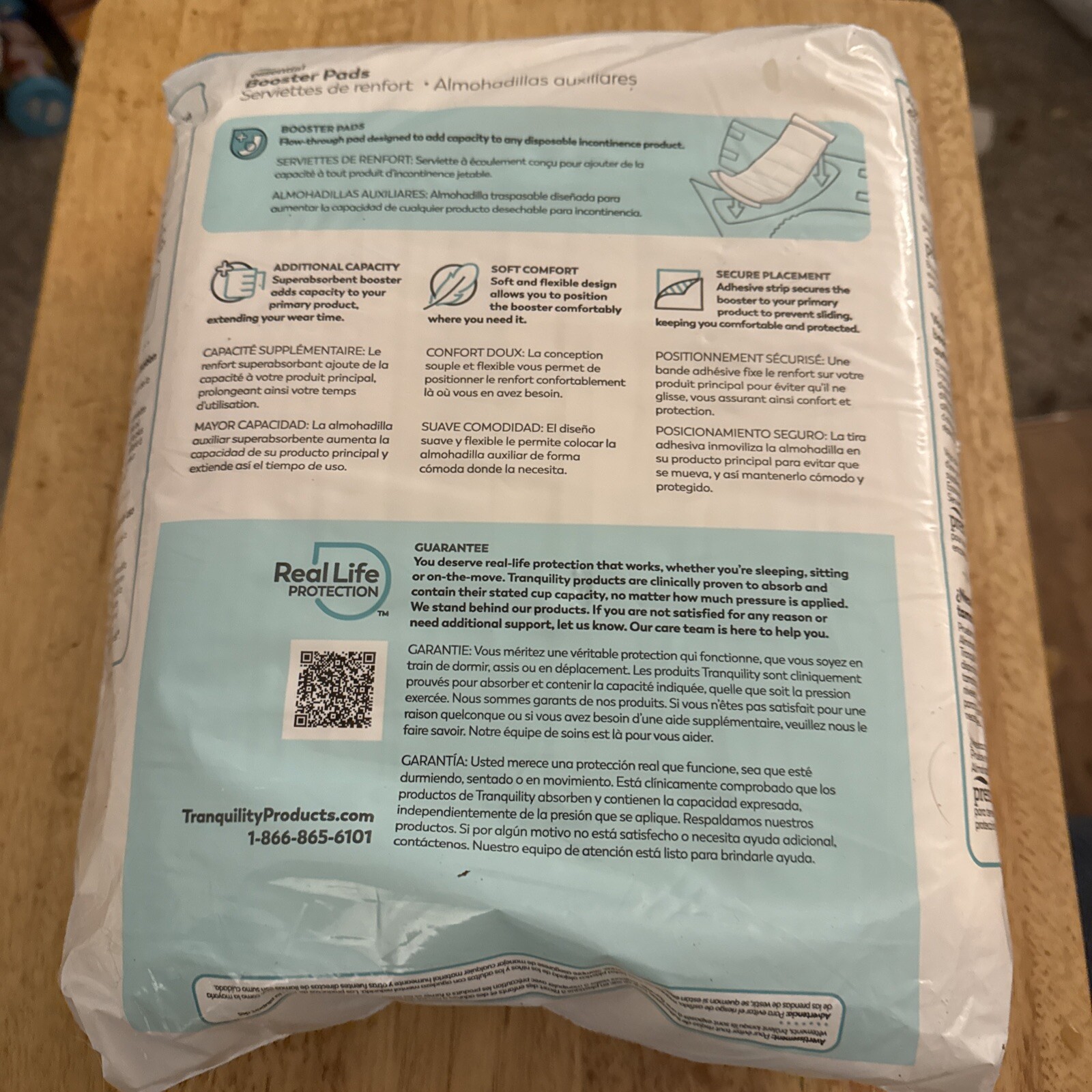 Tranquility Booster Pad 12 X 14 Inch Flow-Through Pad 25 Ct