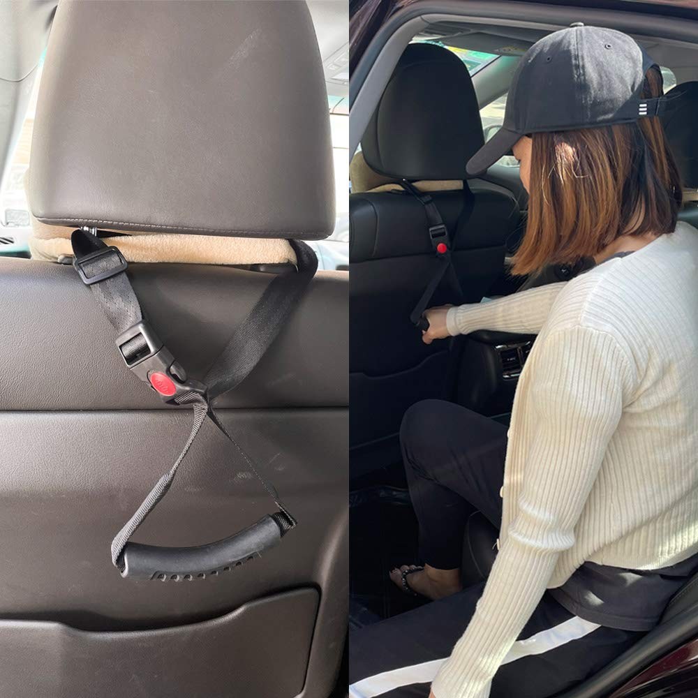 ZipSeven Car Handle 2 Piece Portable Automotive Assistance Mobility Aid