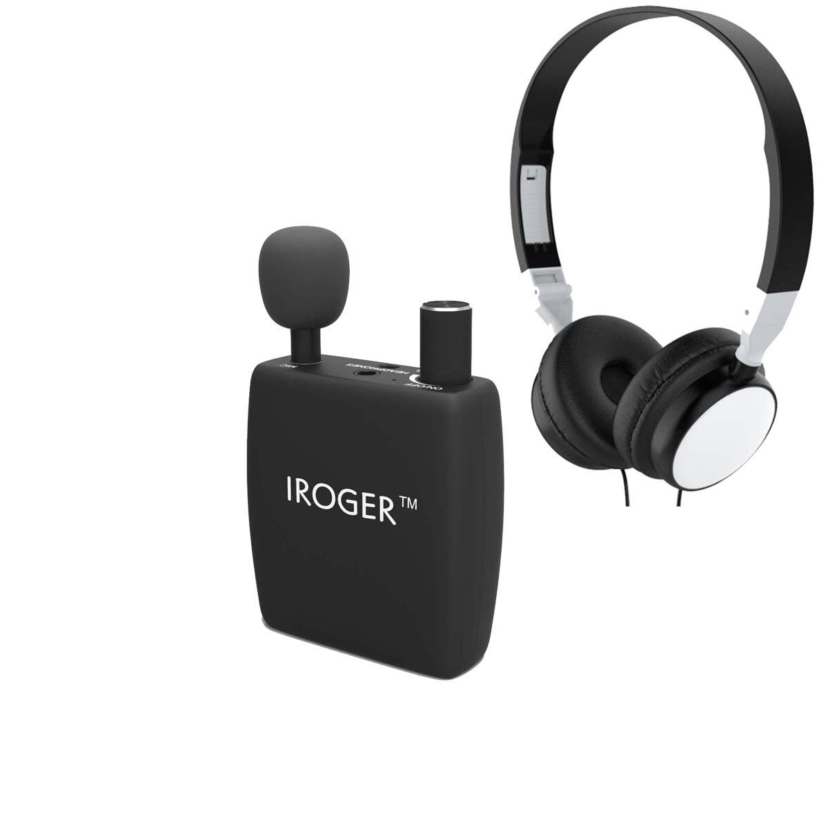 IROGER Rechargeable Hearing Amplifier Device For Seniors With Directional Mic