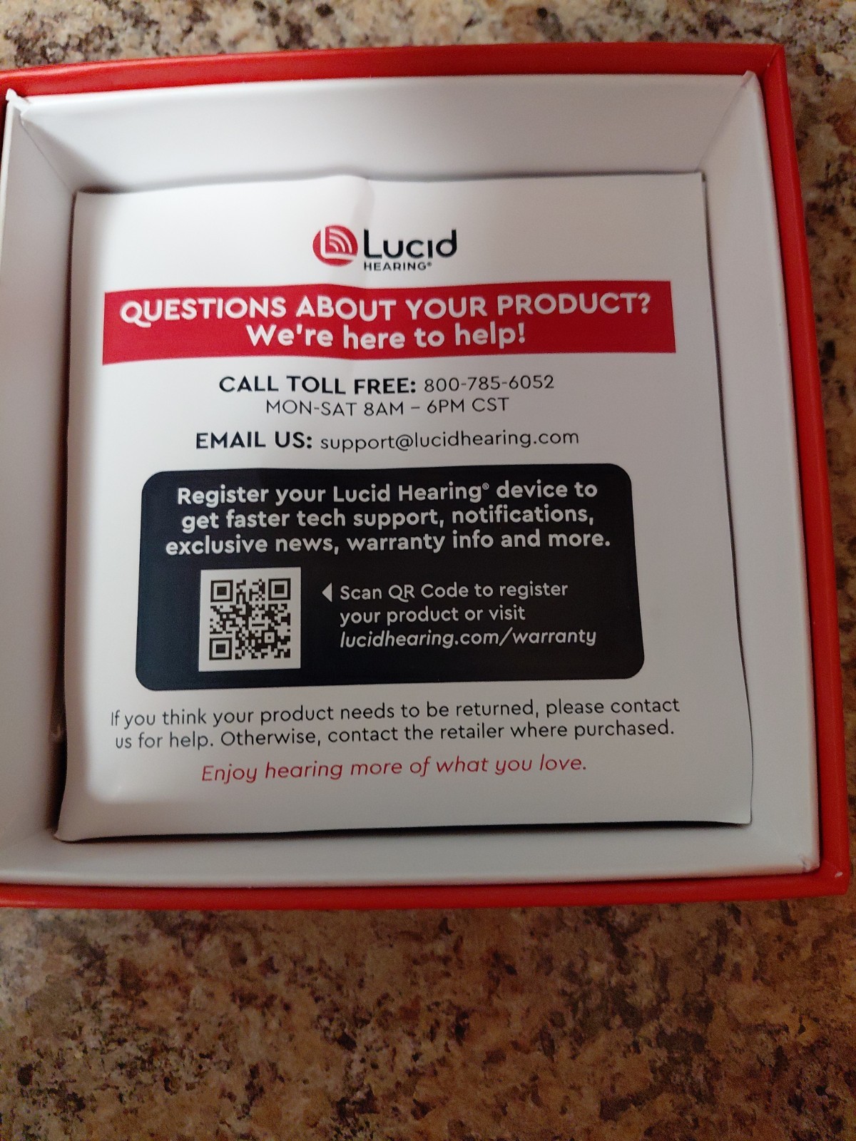 Lucid Hearing Enlite Deluxe OTC Hearing Aid For Mild to Moderate Hearing Loss