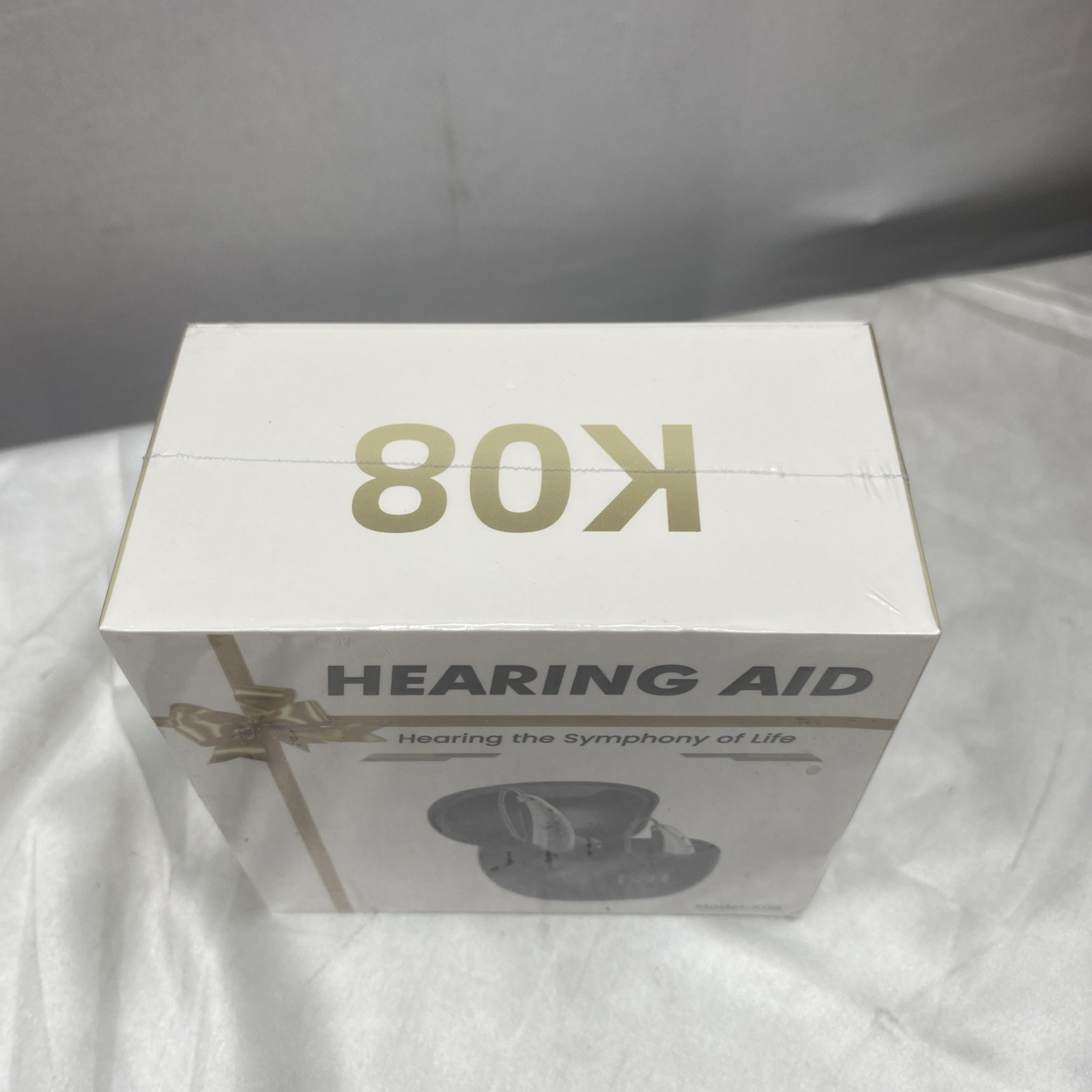 Rechargeable Behind Ear Hearing Aid Amplifier Set w/ Charging Box K08 New