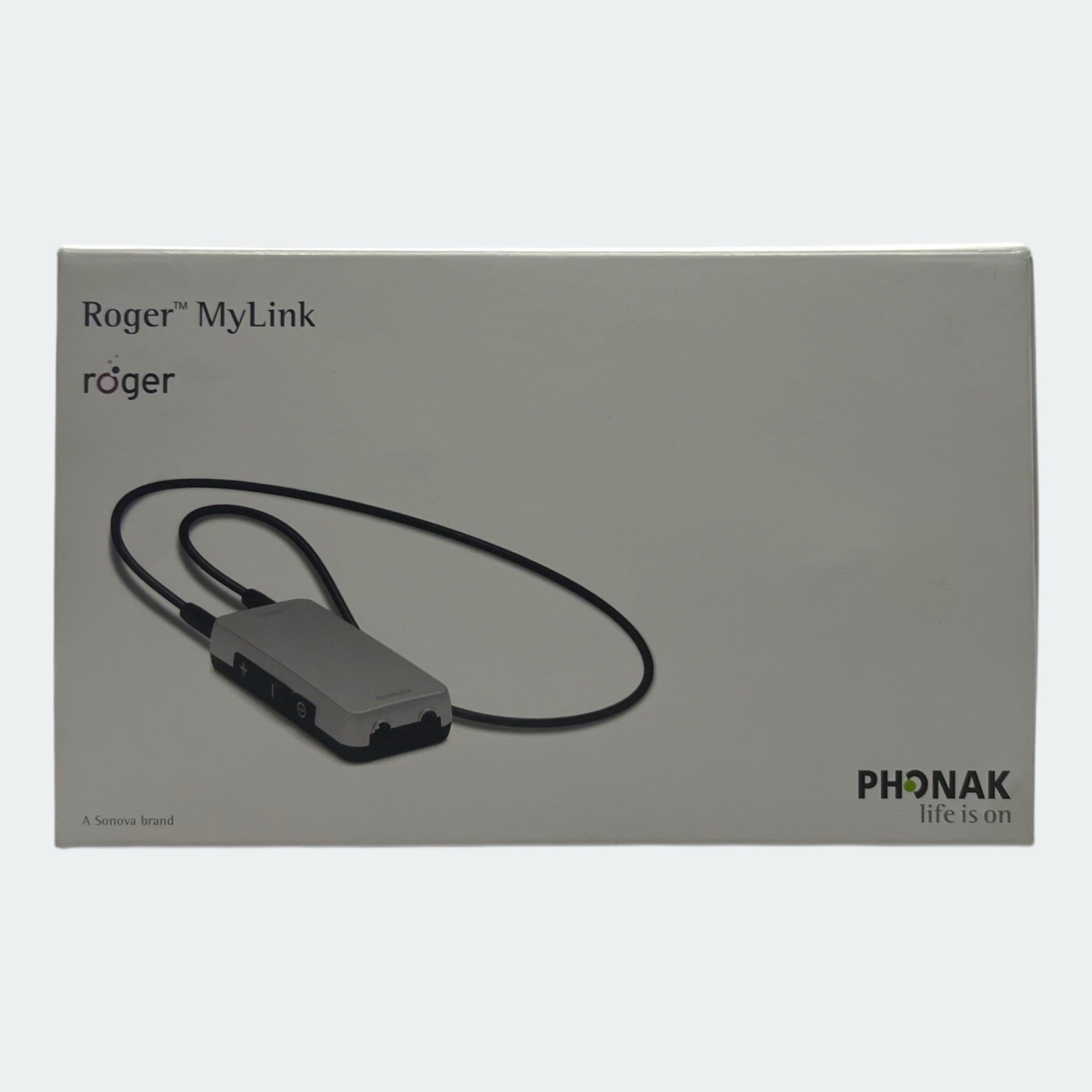Phonak Roger myLink BOX w/ Assorted Accessories – *NO MYLINK DEVICE INCLUDED*
