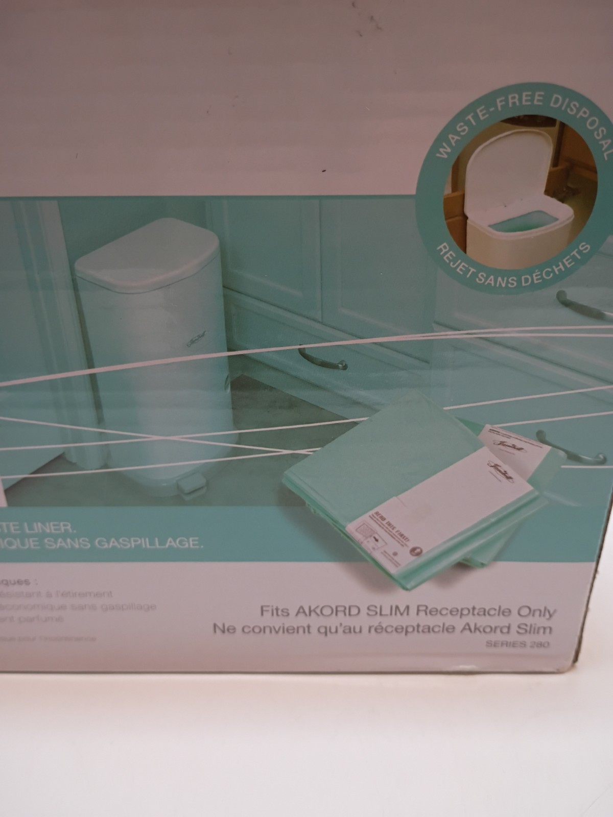 Janibell Akord Slim 2-Pack Refill Liners for 280 Receptacle New SEALED in Box