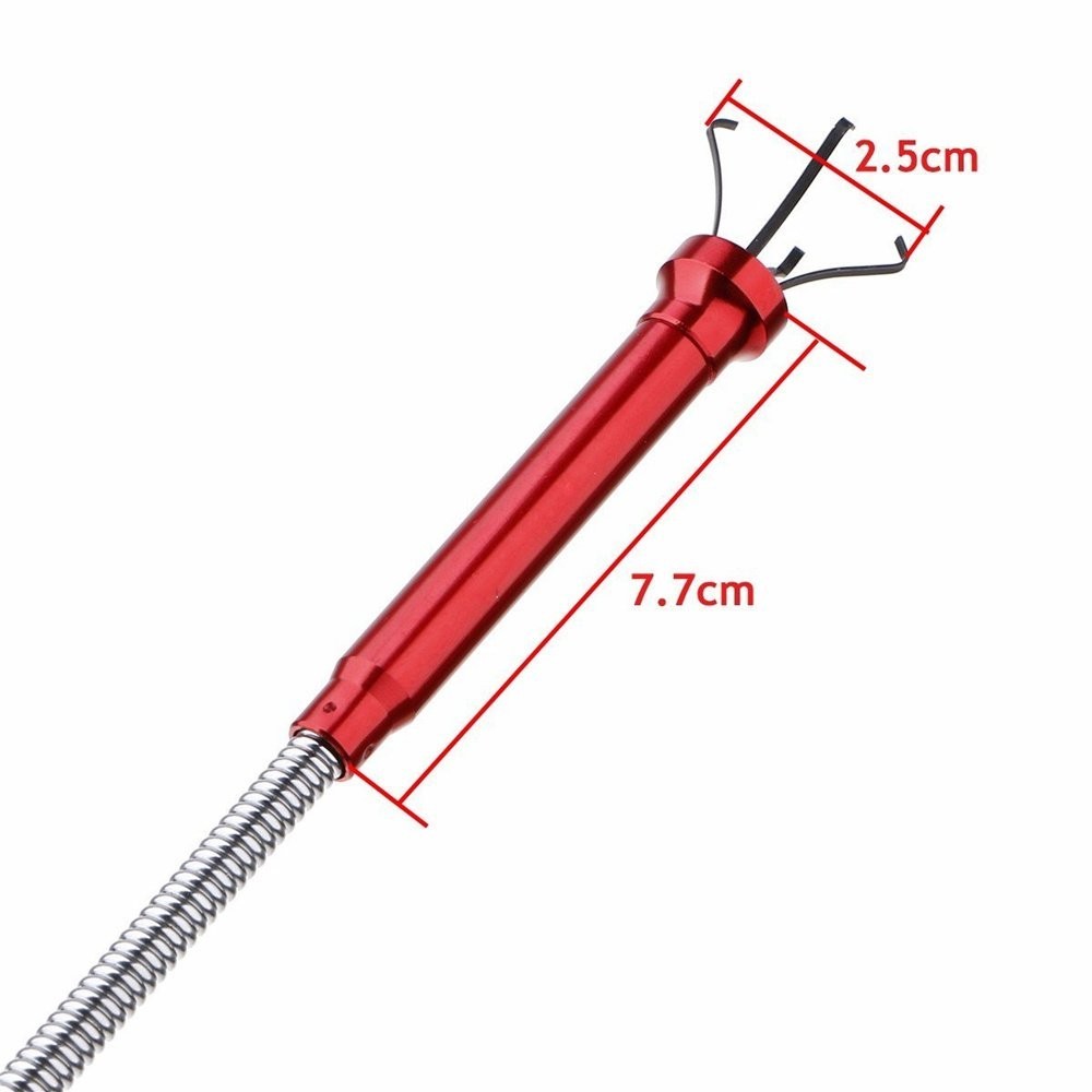 Flexible Claw Grabber Pickup Tool with Magnetic Bright LED Light,24.4In Long Mag