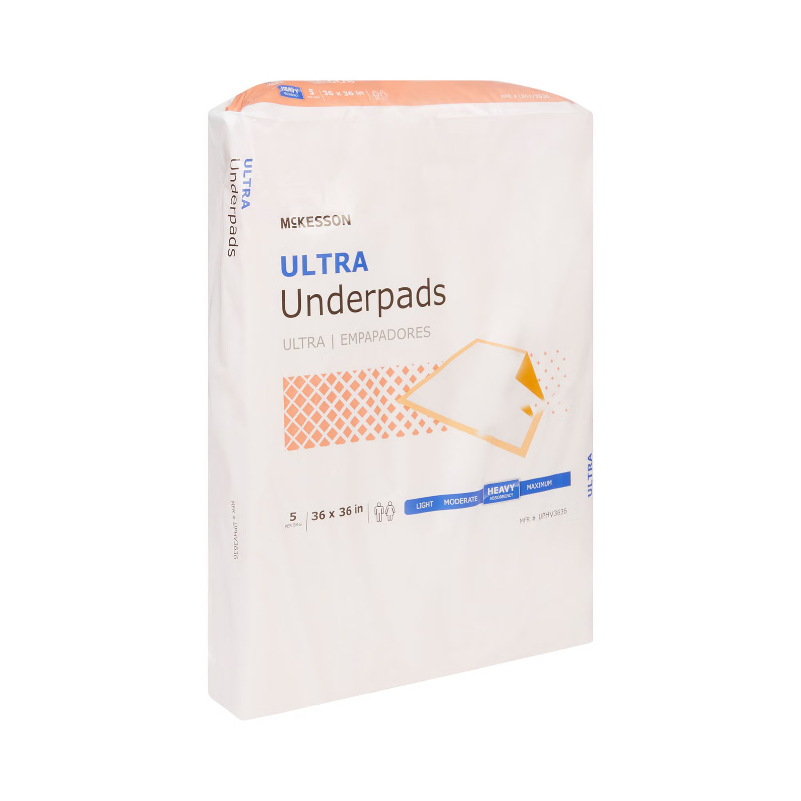 McKesson Ultra Underpad Heavy Absorbency 36X36″ 50 ct
