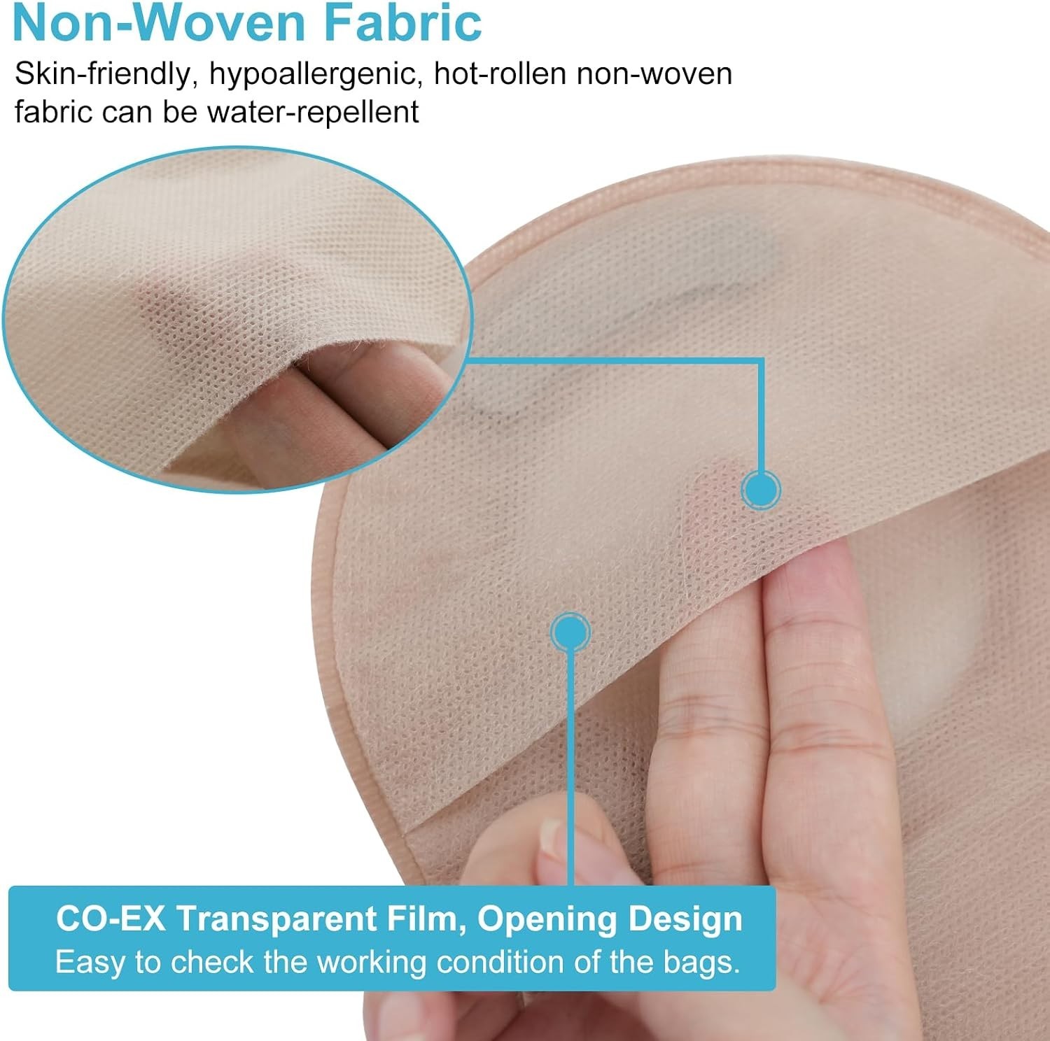 Ostomy Supplies Kit, Colostomy Bags with Carbon Filter