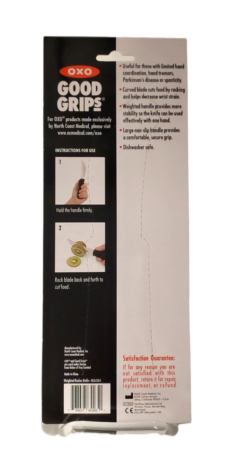 OXO Good Grips Weighted Rocker Knife Adaptive Easy Grip Disability Utensil New