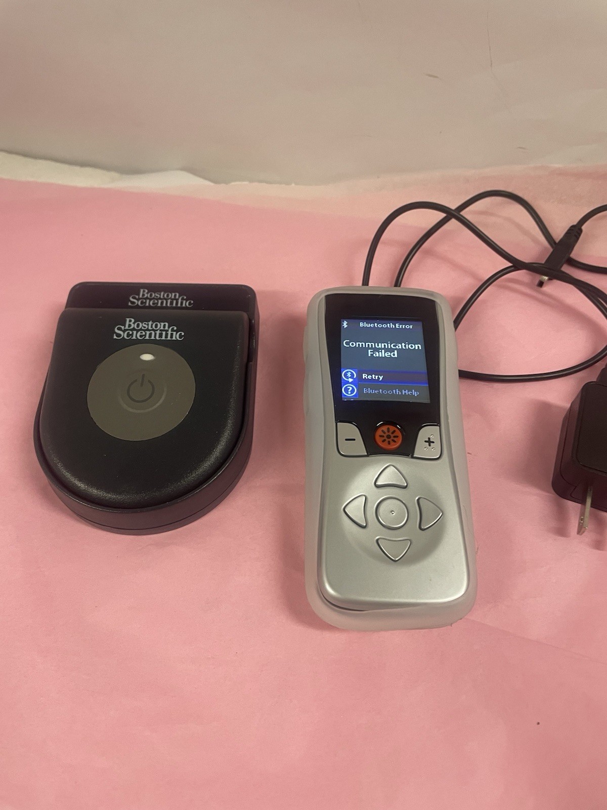 BOSTON SCIENTIFIC SC 5270 REMOTE Controller And Battery SC 5312 Charger SC 5305