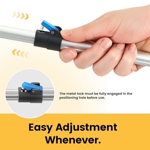 Telescopic Grabber Reacher Tool, 5-Level Adjustable (23” to 41”) – Blue 2pc