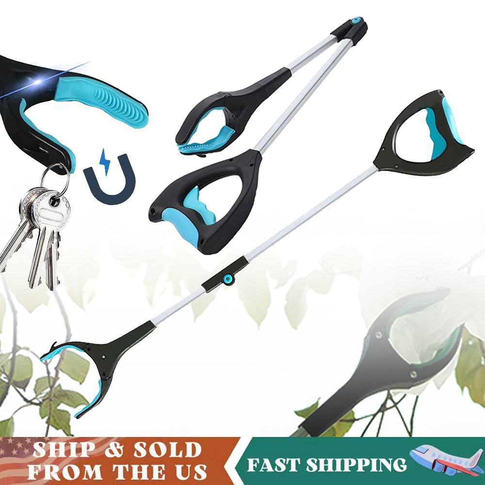 Heavy Duty 32″ Magnetic Grabber Tool Pick Up Stick Hand Grip Reach Trash Picker