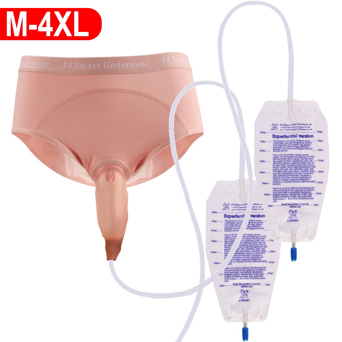 Catheter Leg Bag Underwear for Women, Urine Bag Holder Catheter with 2*800ml Bag
