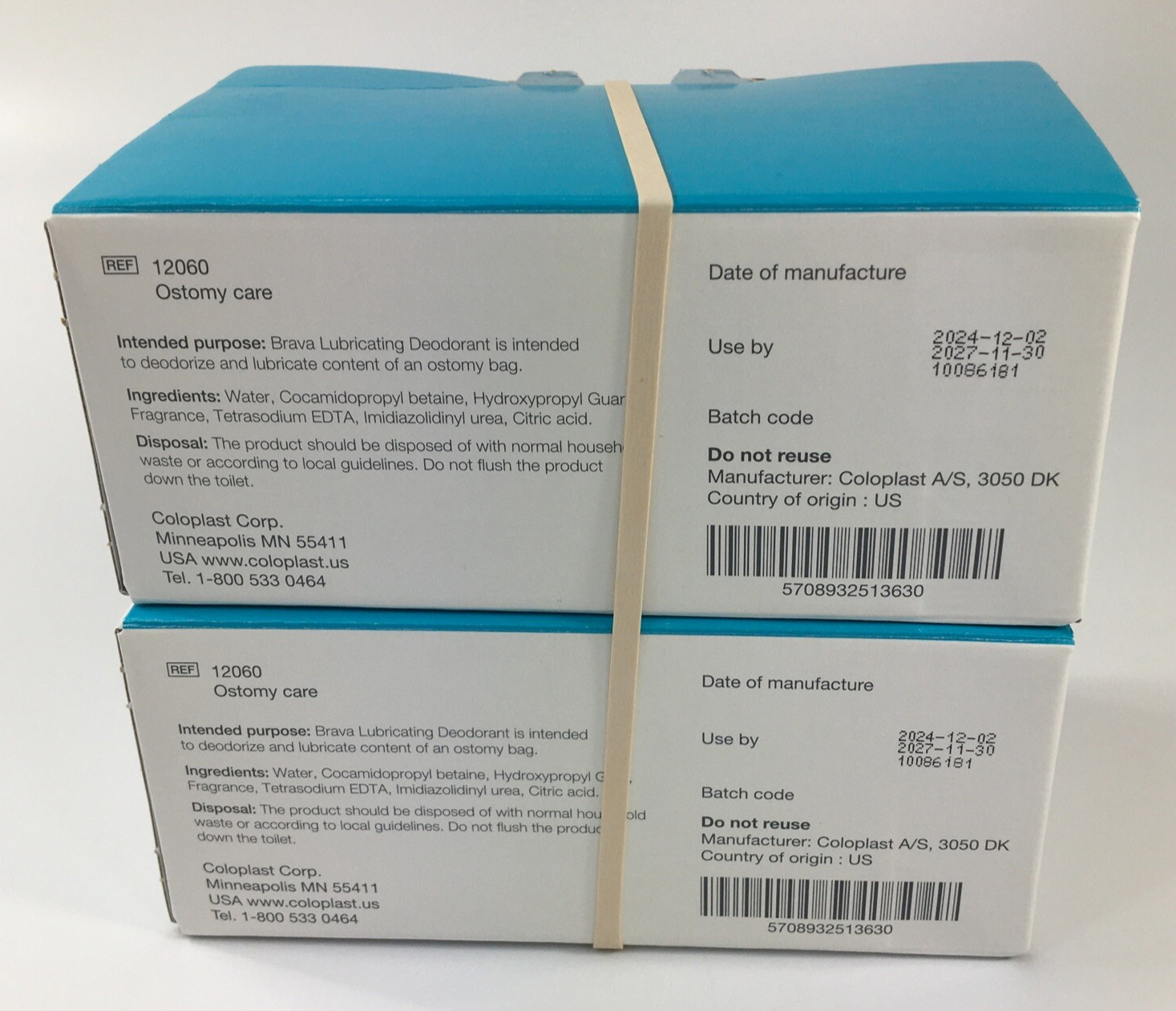 40 Coloplast Brava 12060 Lubricating Deodorants 1/4 Oz Exp 2027