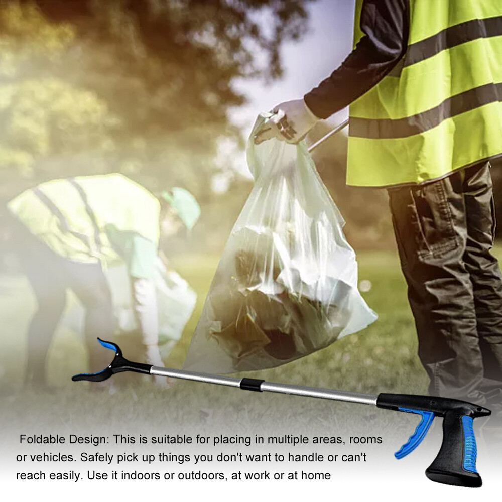 Industrial Grabber Tool Heavy Duty Pick Up Stick Hand Reach Leaf Trash Picker US