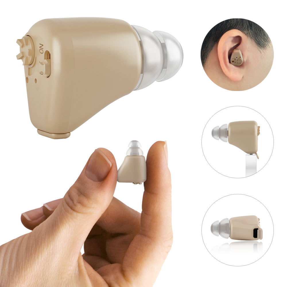 Hearing Aids Rechargeable Sound Amplifier Hearing Aid for the Deafness Behind ！