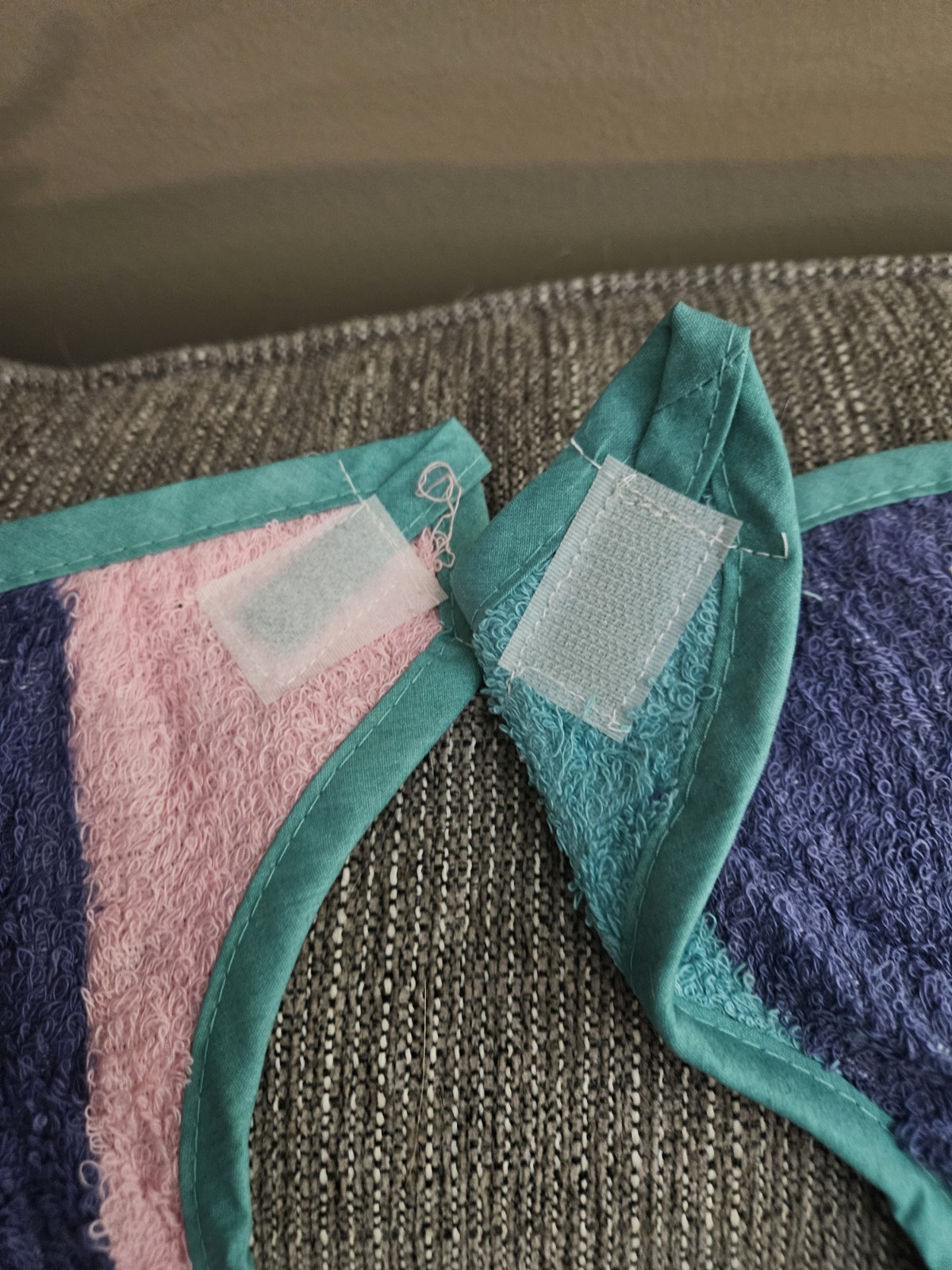 Adult Bib Premium Quality Terry Cloth Reusable & Washable Easy On/Off