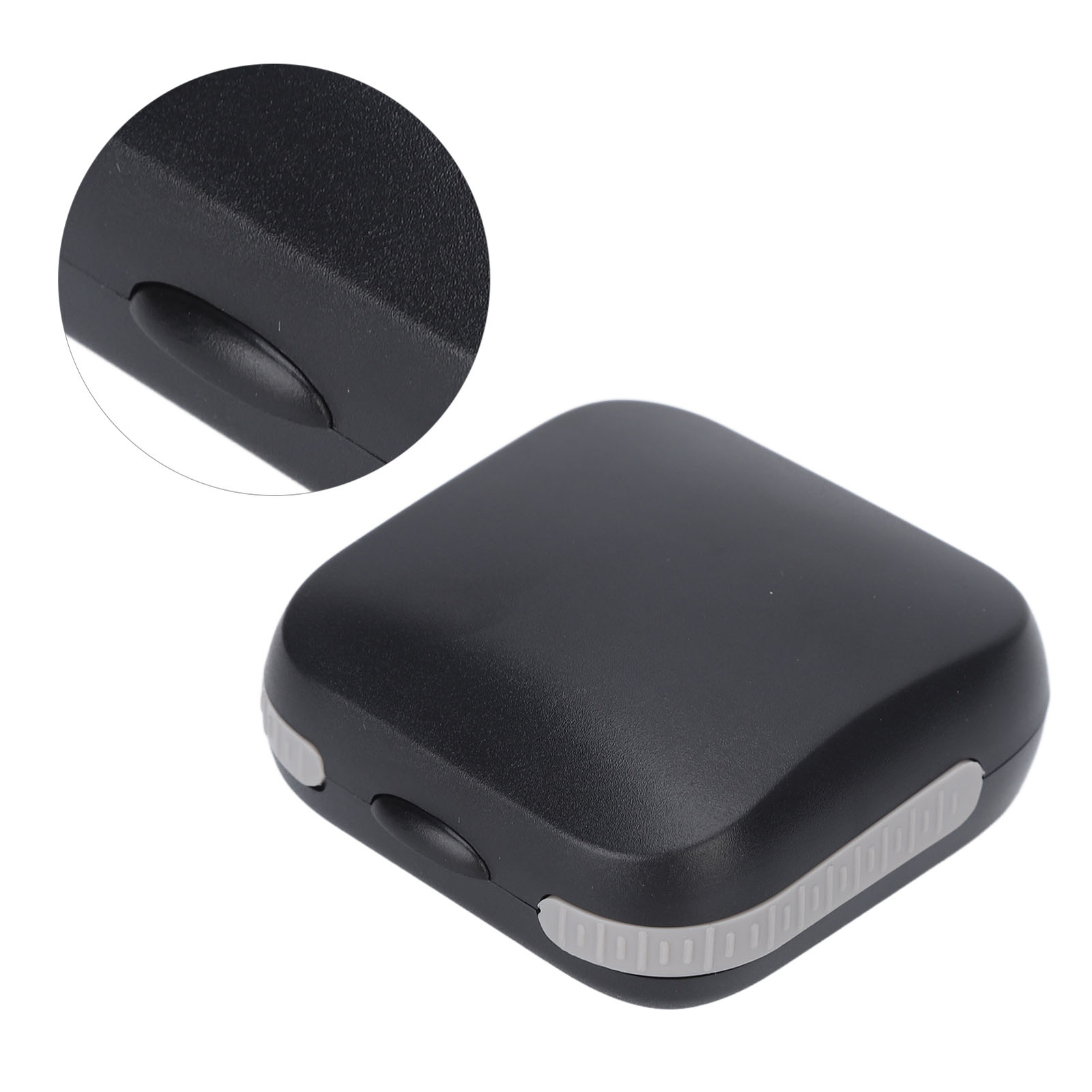 BEST Hearing Aid Case Black ABS Simple Portable Waterproof Hearing Aid Storage