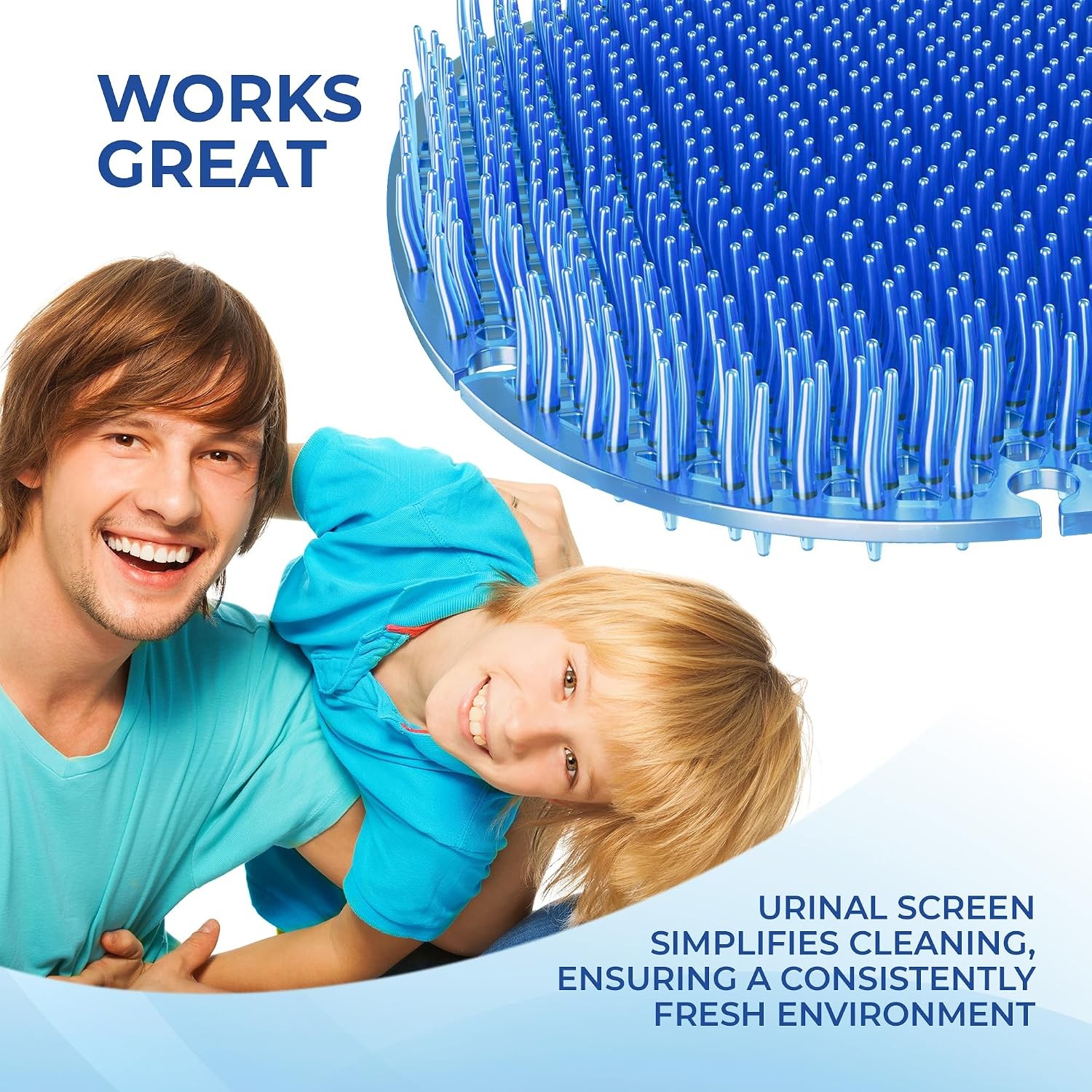 Screen Deodorizer (24 Pack) Urinal Cakes Fresh 3d Wave Anti-Splash Odor protecti