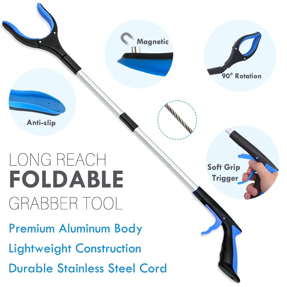 Adjustable Hip Recovery Kit 7PC Aluminum Magnetic Stand with Non-Slip Grip