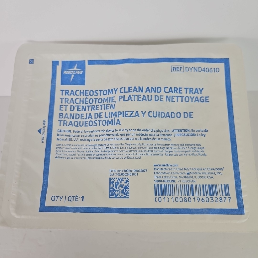 Medline Tracheostomy Clean And Care Tray Quantify 3 REF DYND40610