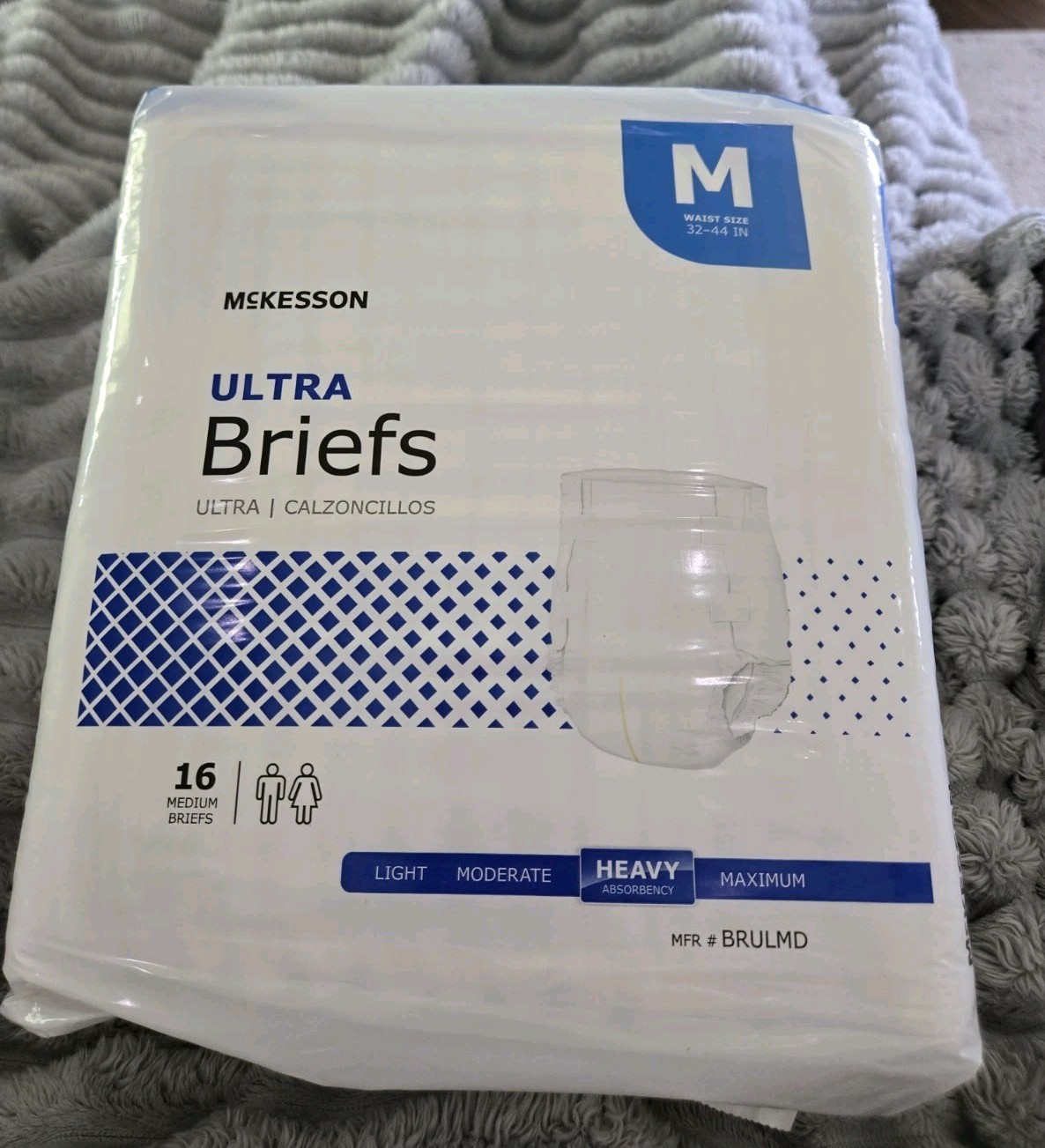 McKesson Disposable Pull Up Incontinence Briefs Underwear Diapers Heavy 16 Pack